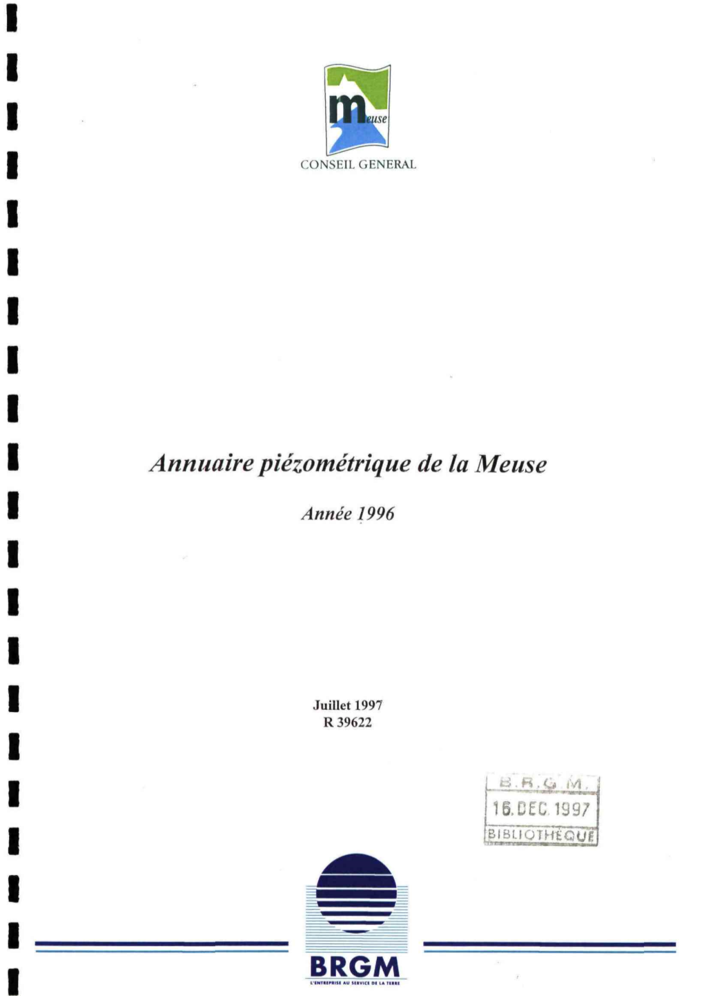 Annuaire Piezometrique De La Meuse