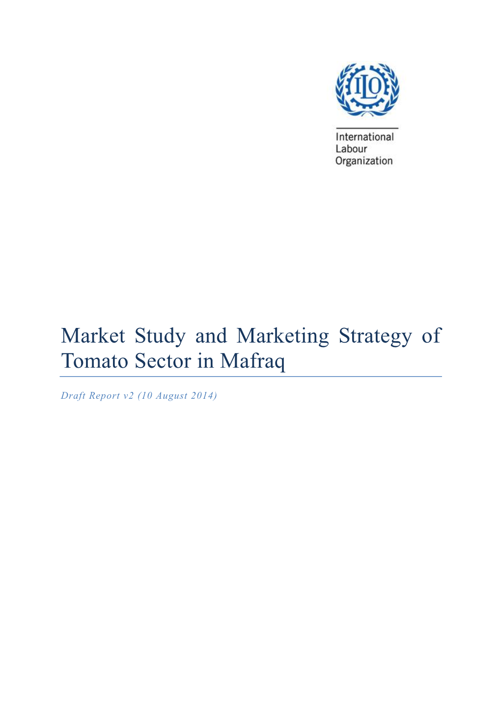 Market Study and Marketing Strategy of Tomato Sector in Mafraq