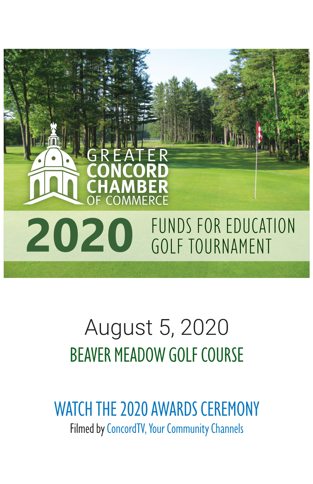 August 5, 2020 2020 FUNDS for EDUCATION GOLF TOURNAMENT
