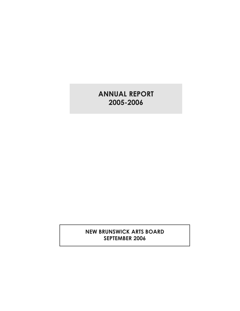 Rapport 2005-2006