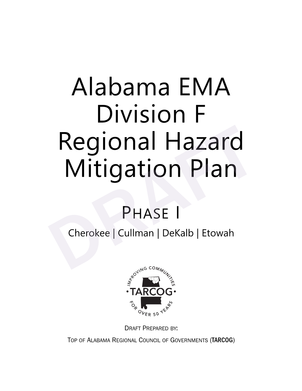 Alabama EMA Division F Regional Hazard Mitigation Plan
