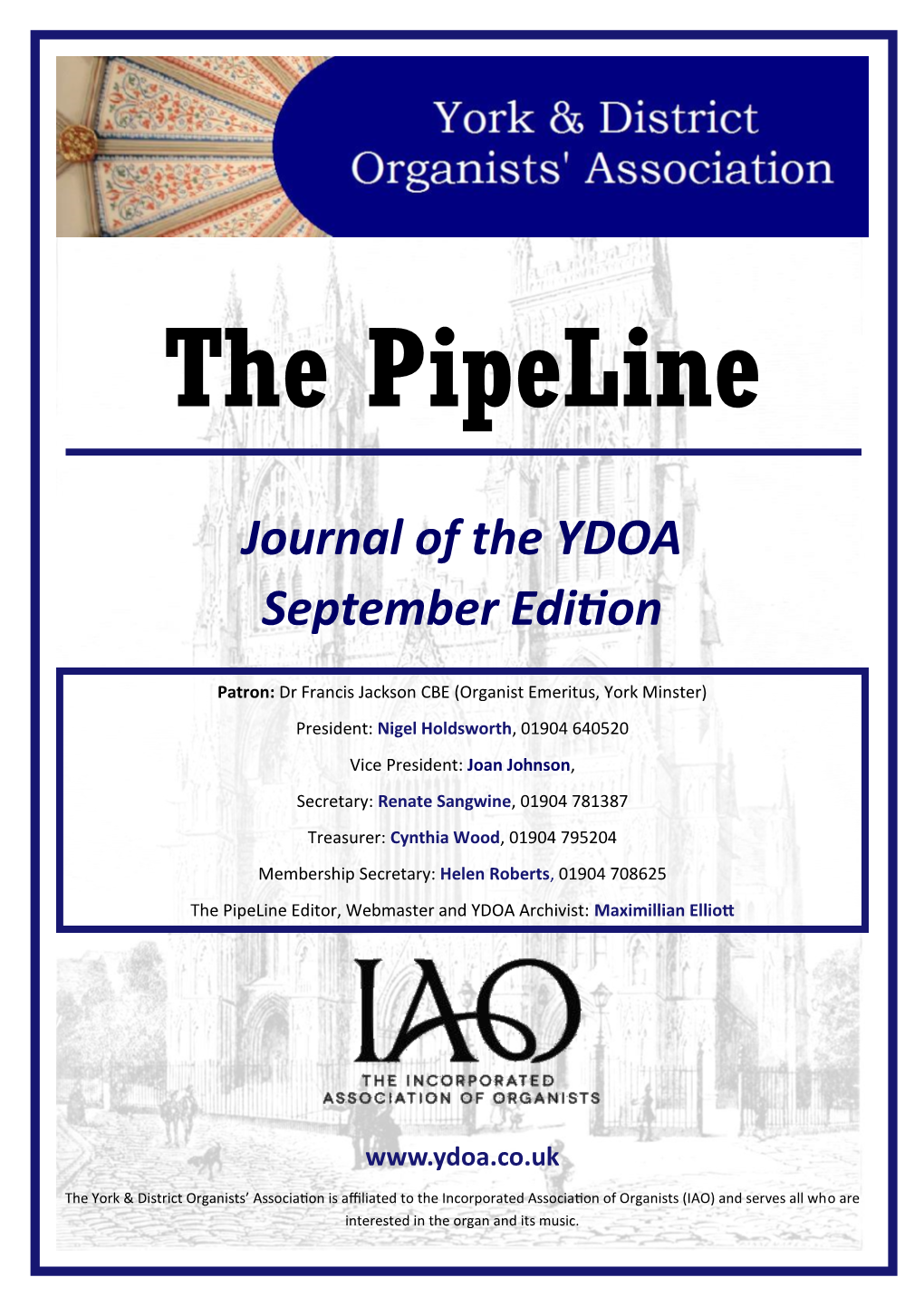 Journal of the YDOA September Edition