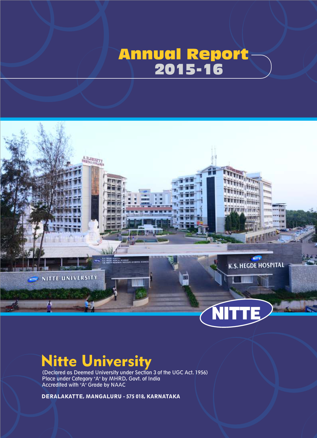 Nitte University (Declared As Deemed University Under Section 3 of the UGC Act