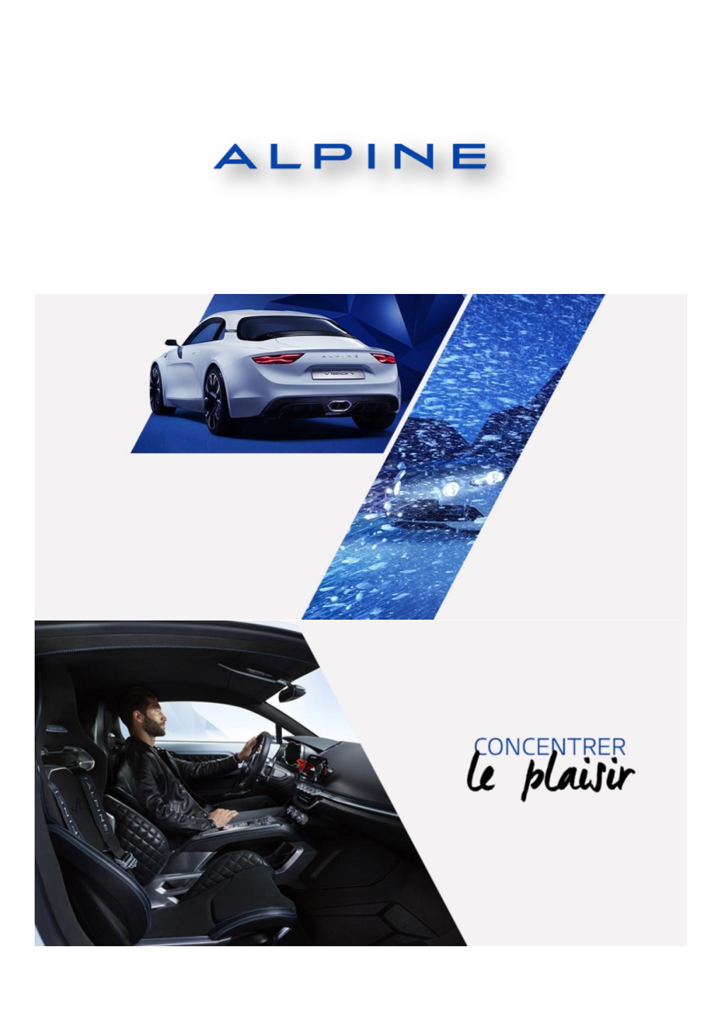 Alpine Vision Von Alpine Zeichnet Sich Durch Eleganz, Agilität Und Authentizität Aus: Das 2-Sitzer-Coupé Mit Heck-Mittelmotor Verfügt Über Echte Alpine Gene