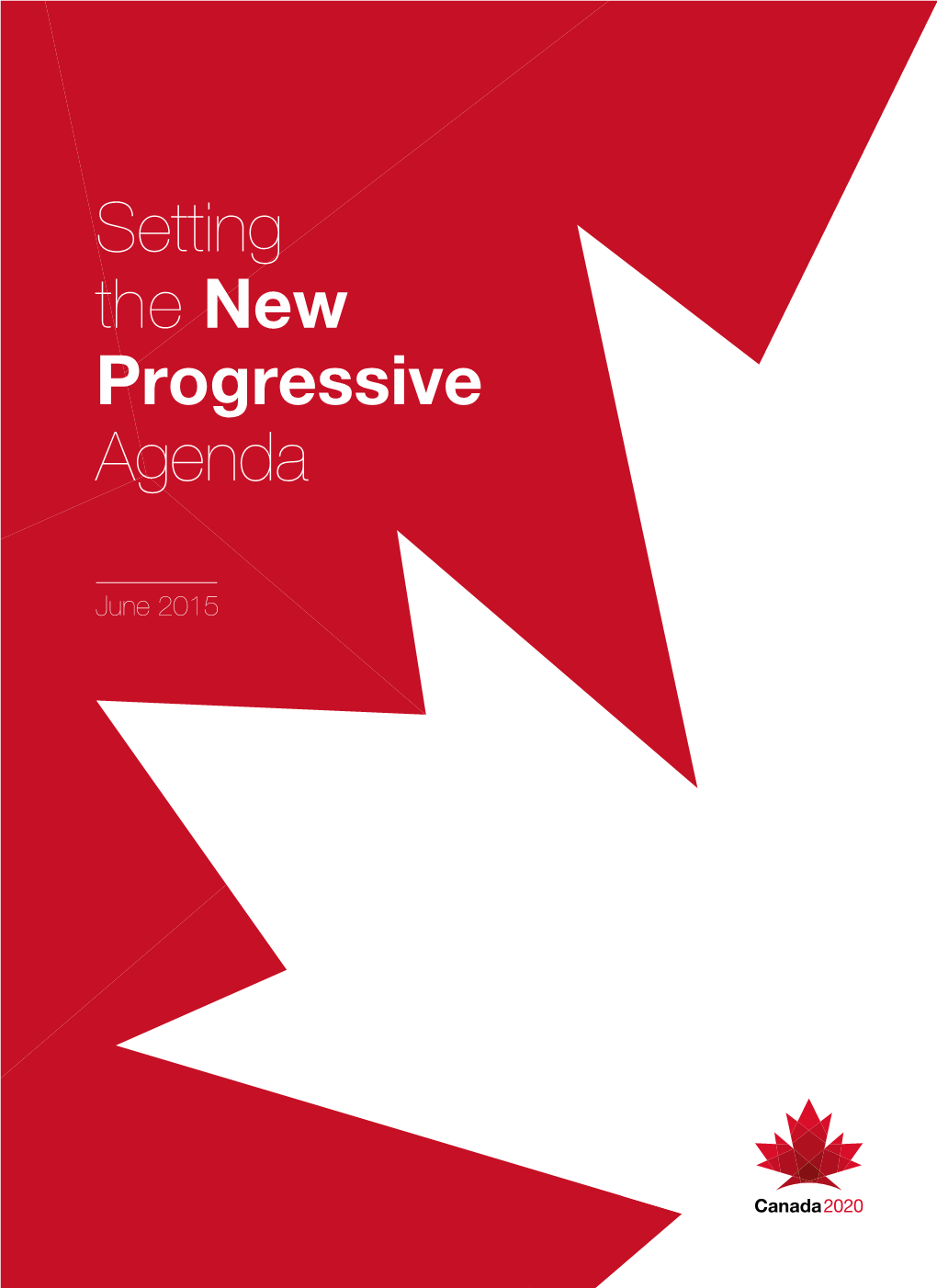 Setting the New Progressive Agenda
