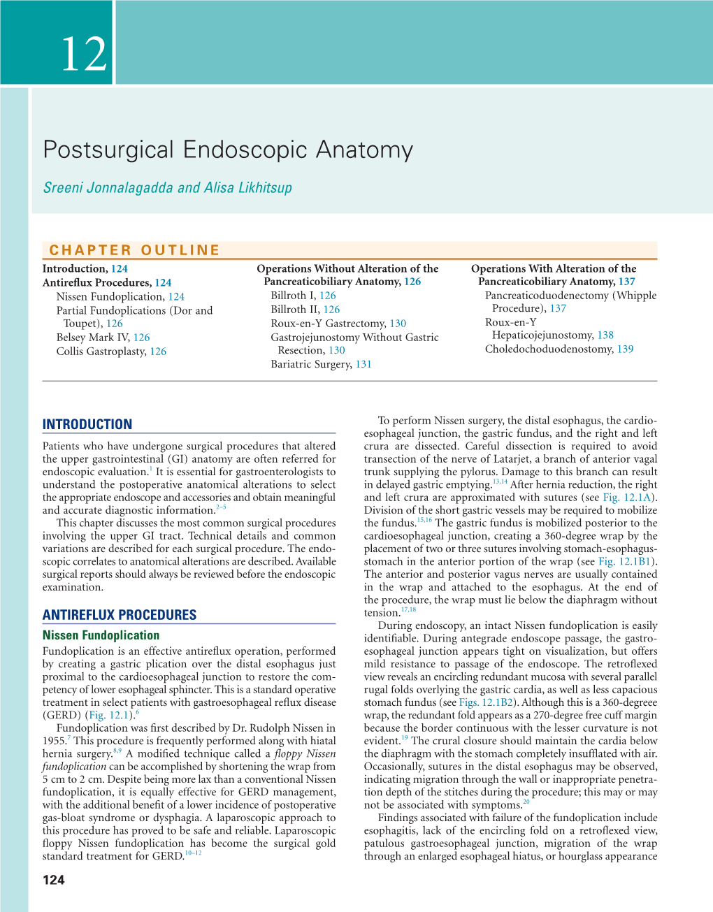 Postsurgical Endoscopic Anatomy