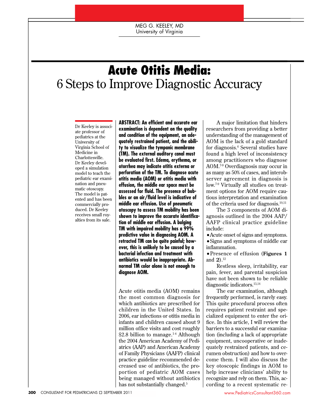 Acute Otitis Media[1]