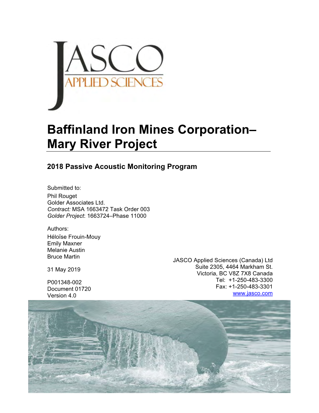 Baffinland Iron Mines Corporation– Mary River Project