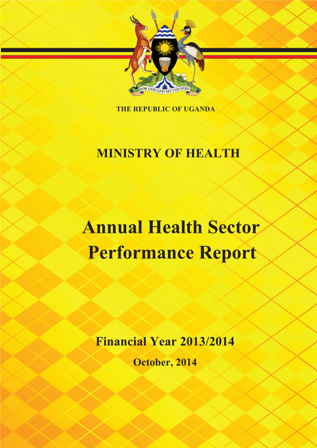 Annual Health Sector Performance Report