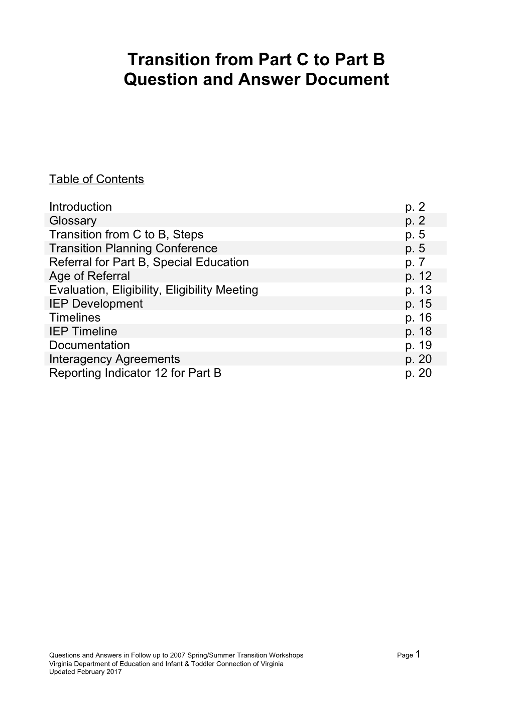 Question and Answer Document s1