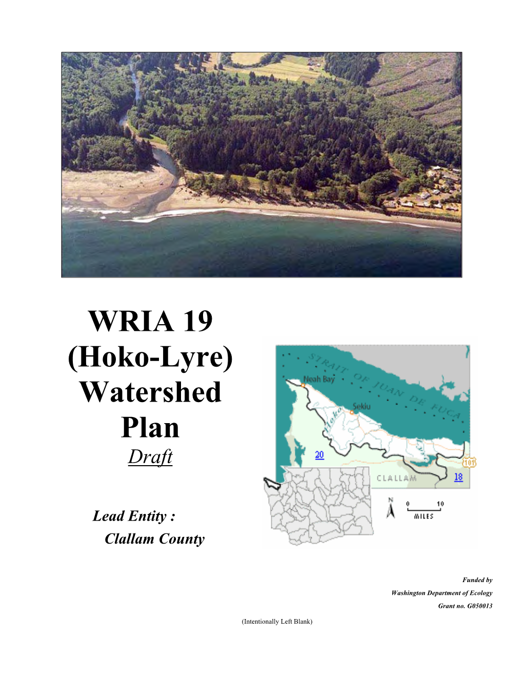 WRIA 19 (Hoko-Lyre) Watershed Plan Draft