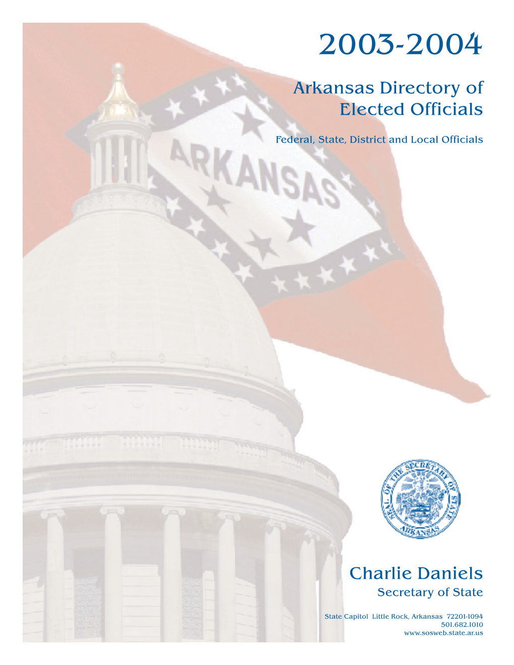 Arkansas Directory of Elected Officials Charlie Daniels