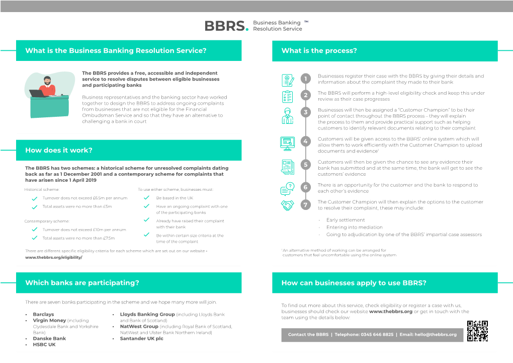 Which Banks Are Participating? How Can Businesses Apply to Use BBRS?