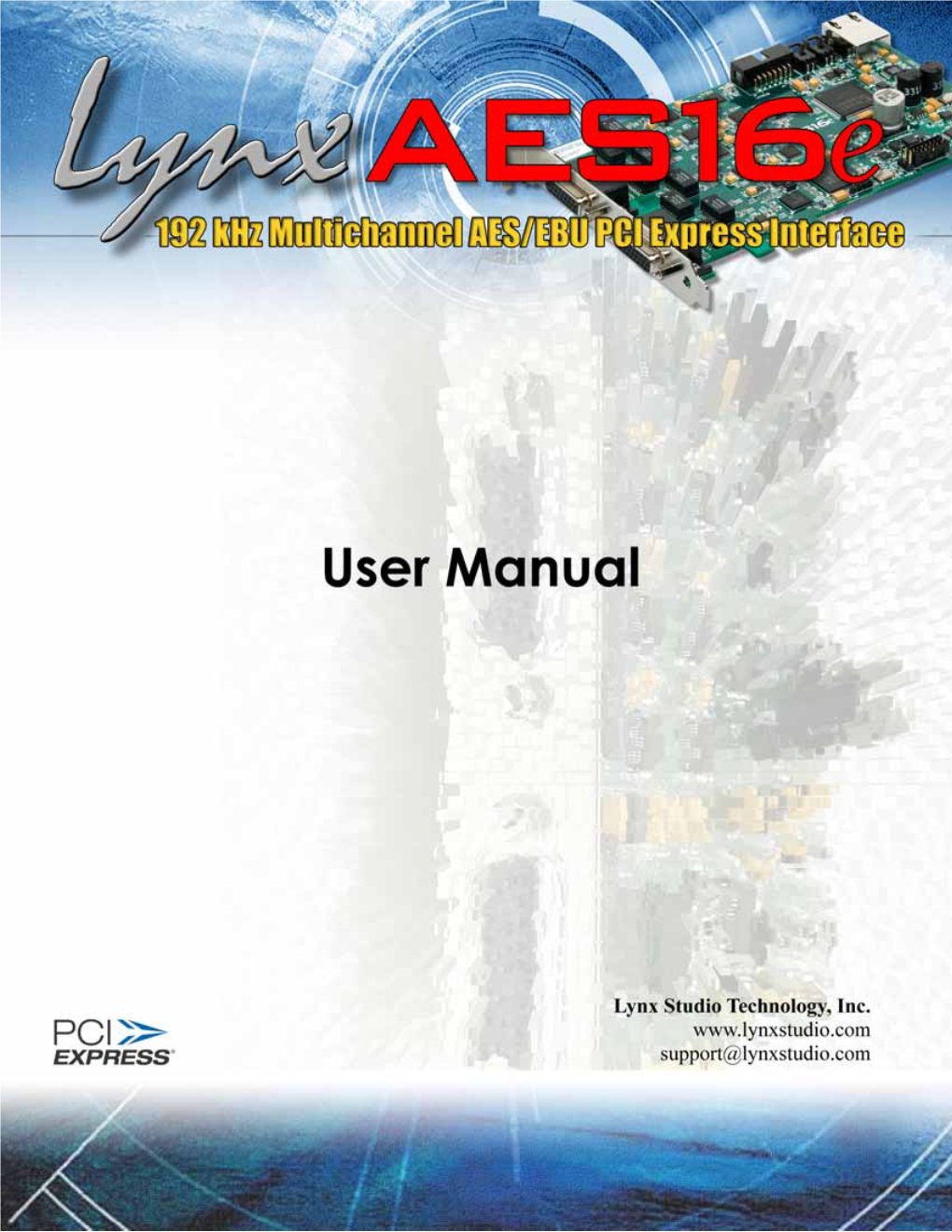 Lynx Aes16e Users Manual