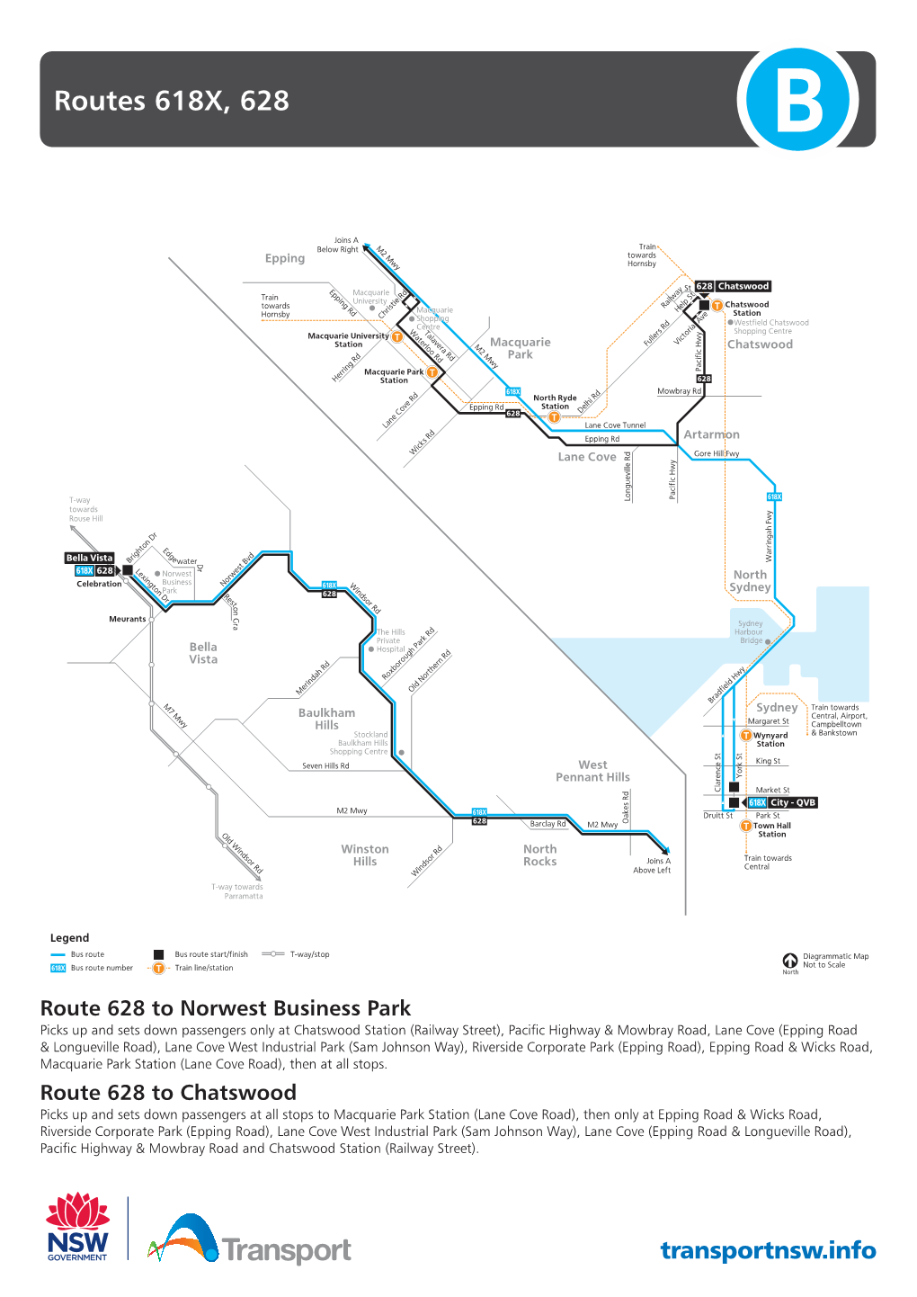 Routes 618X, 628