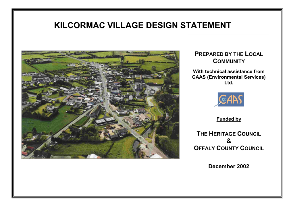 Kilcormac Village Design Statement