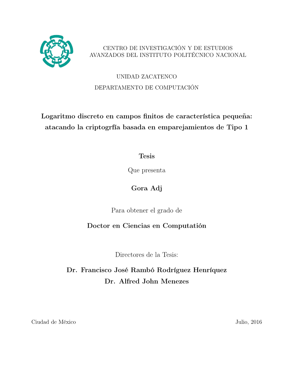 Phd Thesis G