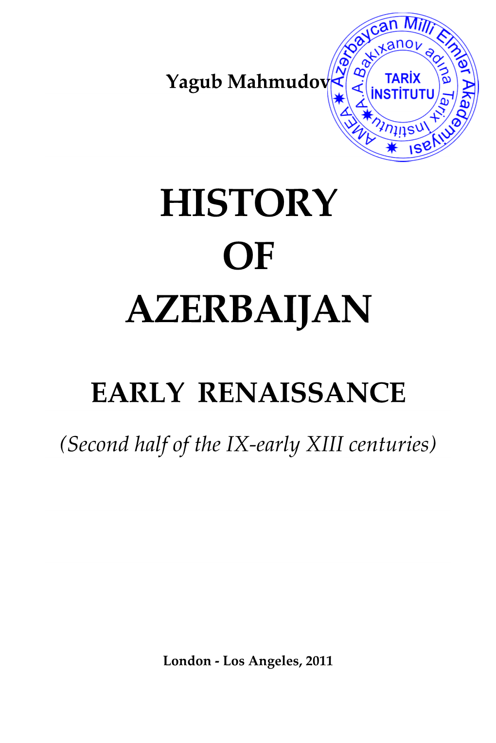 History of Azerbaijan