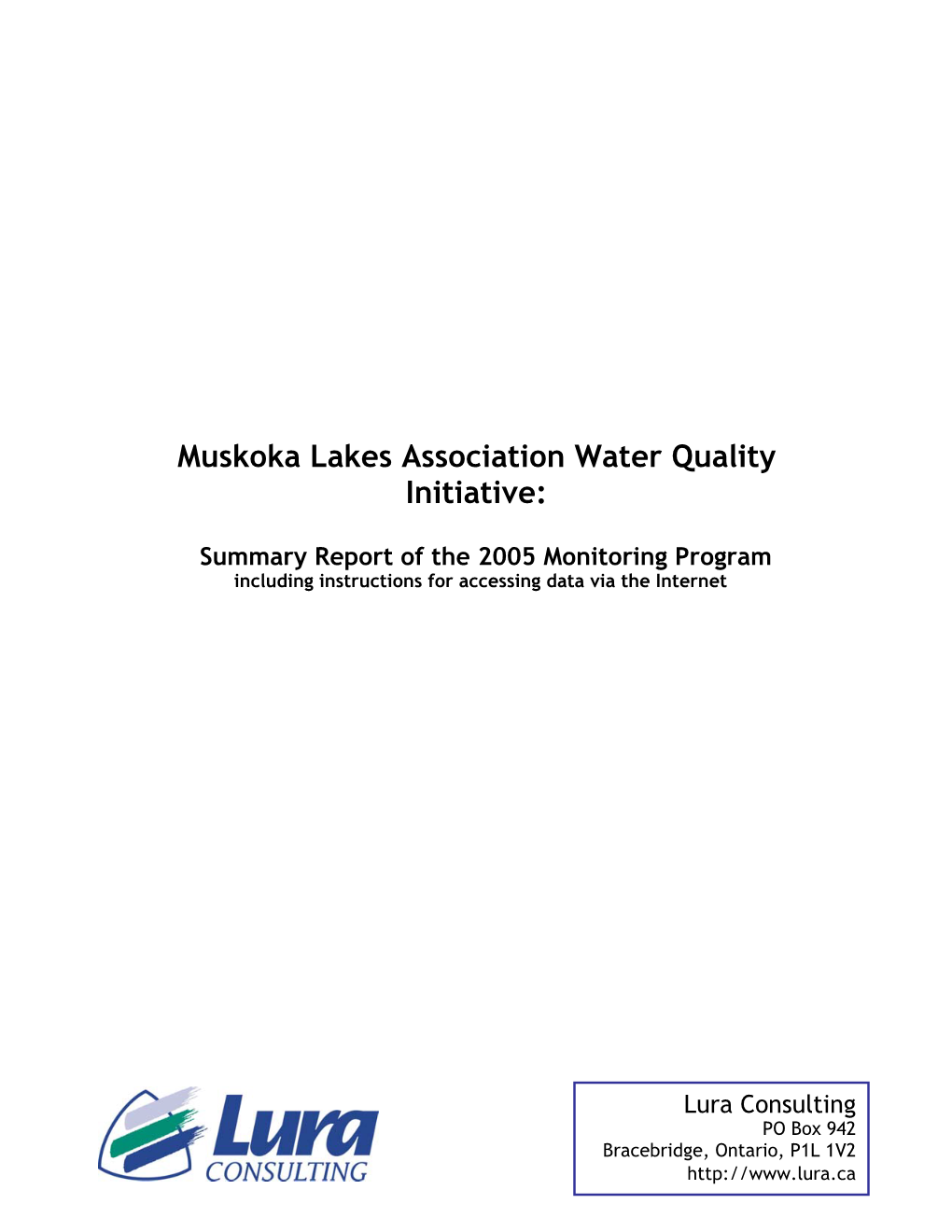 2005 Summary Water Quality Report