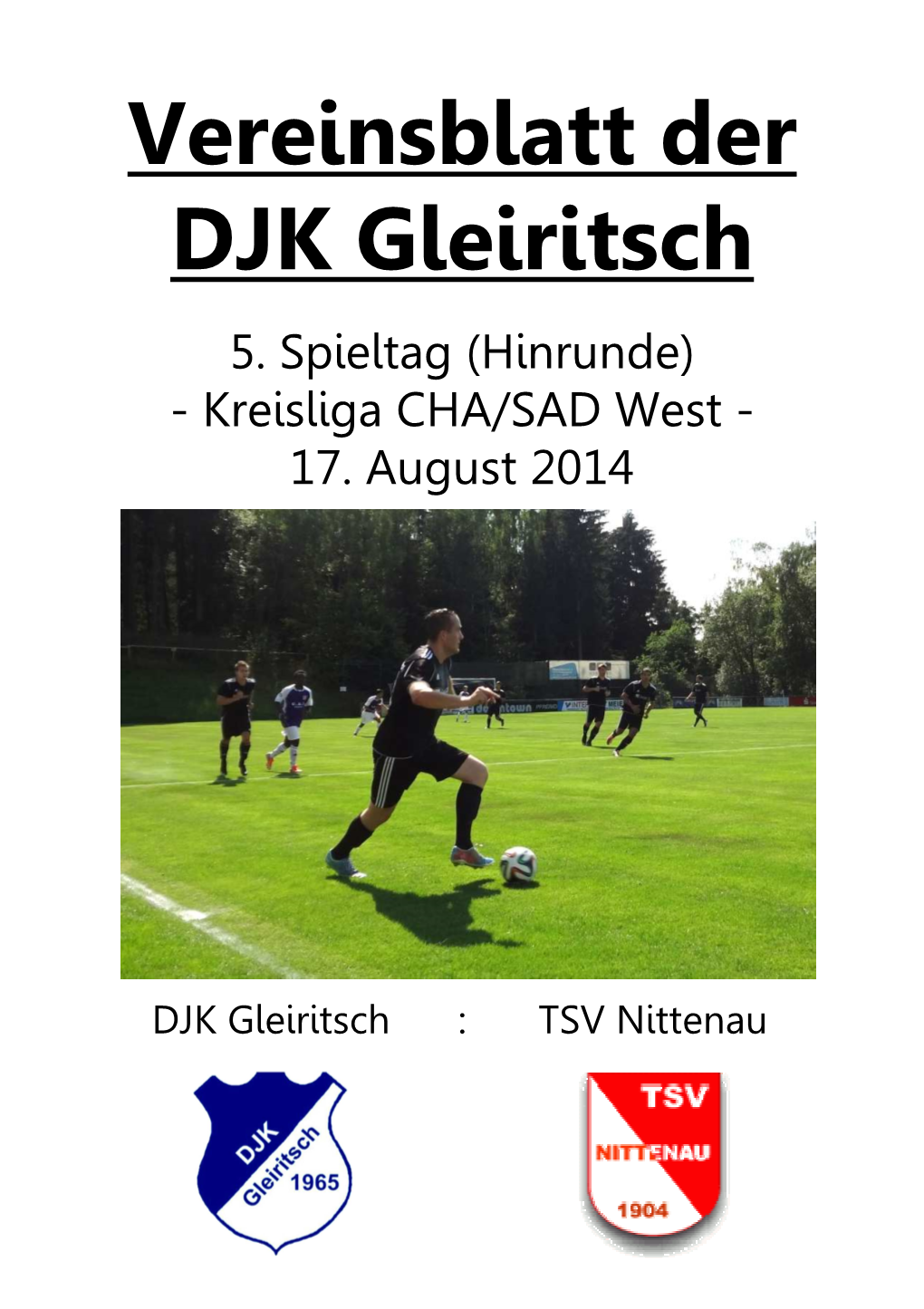 Vereinsblatt Der DJK Gleiritsch