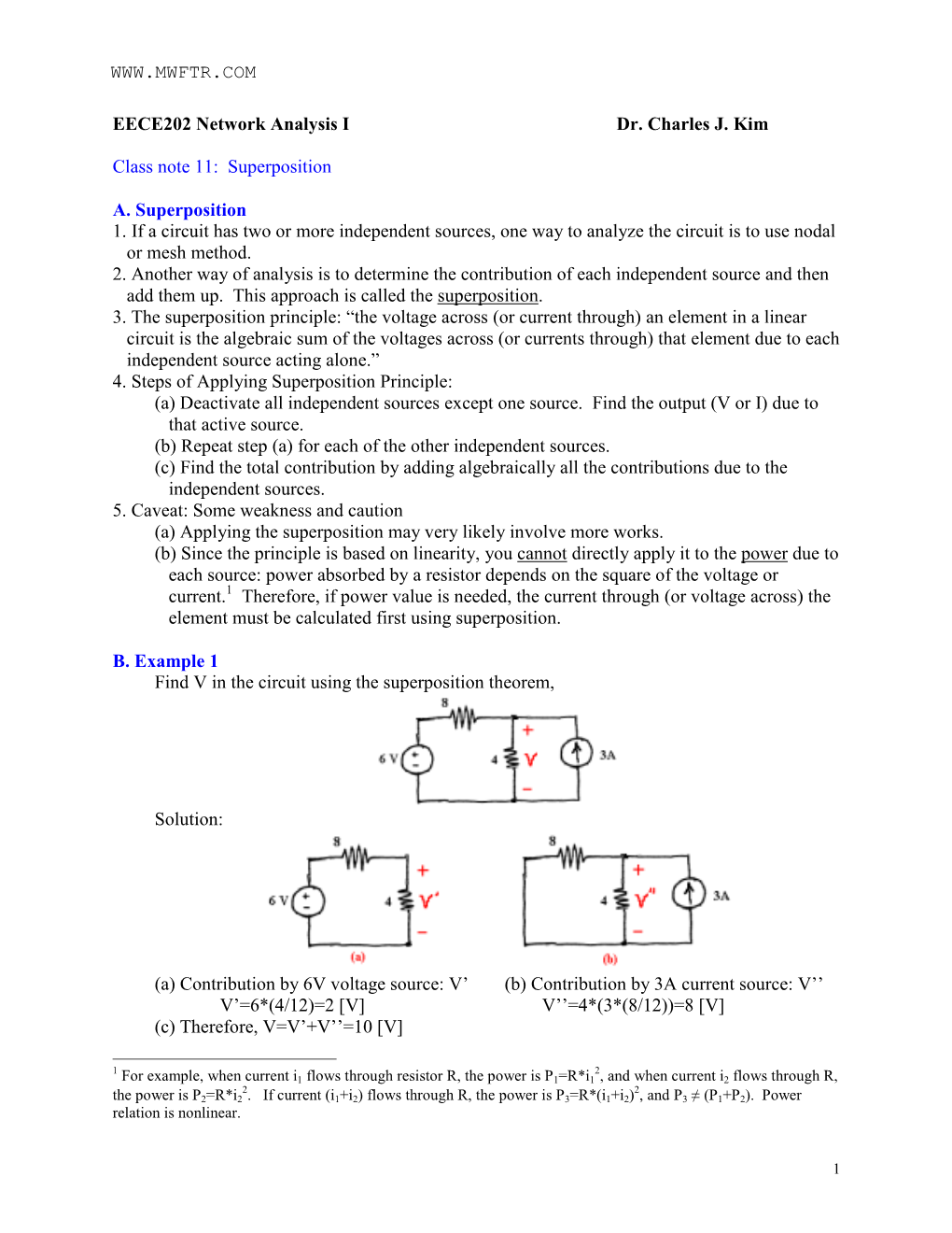 Superposition Principle