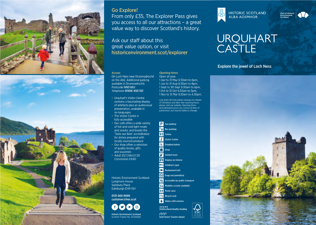 Urquhart Castle Visitor Leaflet