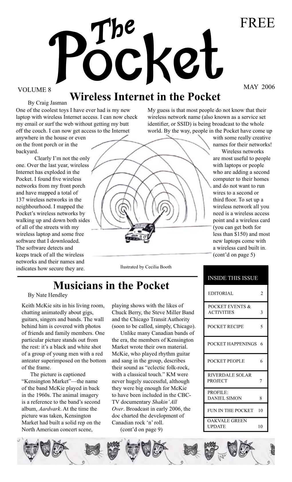 Wireless Internet in the Pocket Musicians in the Pocket