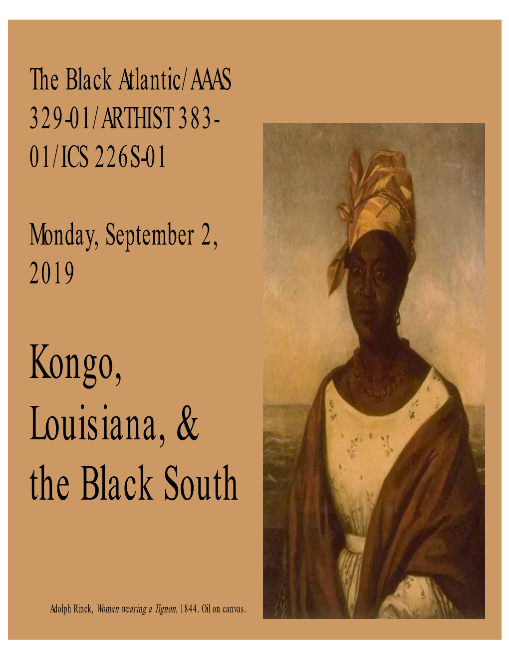 Kongo, Louisiana, & the Black South