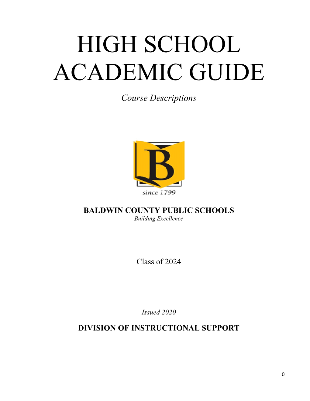 High School Academic Guide