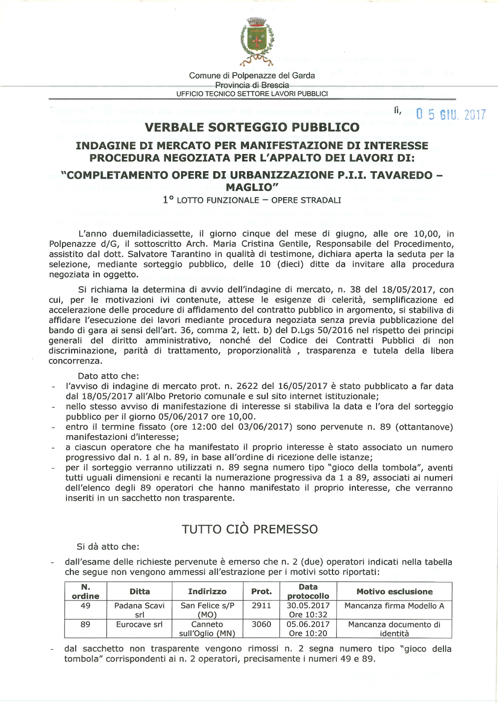 Verbale Di Sorteggio Pubblico 05.06.17.Pdf