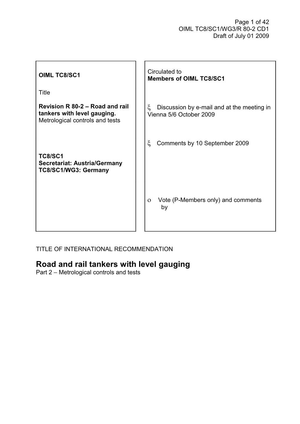 Road and Rail Tankers with Level Gauging