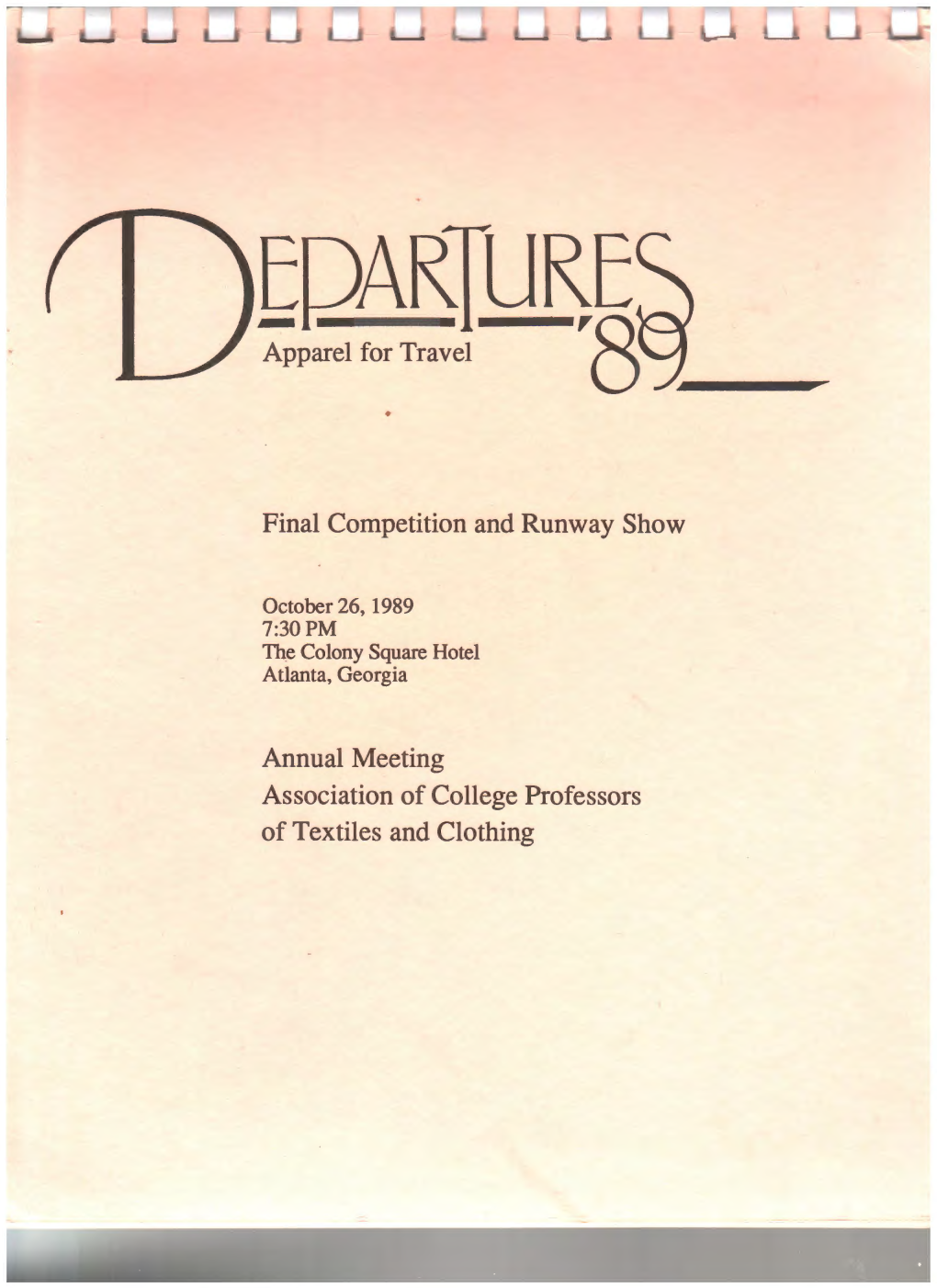 1989 Departures