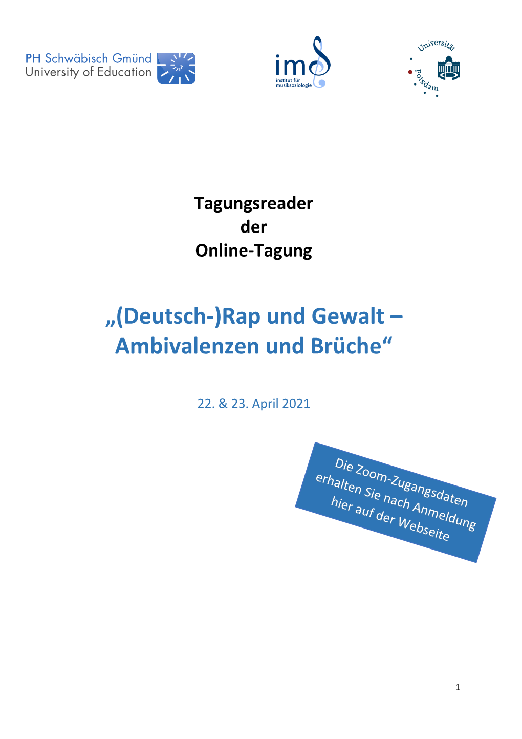 „(Deutsch-)Rap Und Gewalt – Ambivalenzen Und Brüche“