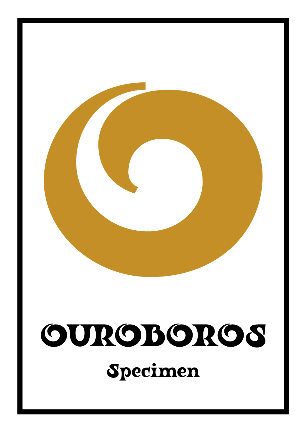 OOUROBOROS Specimen 18 Pt, 12 Pt