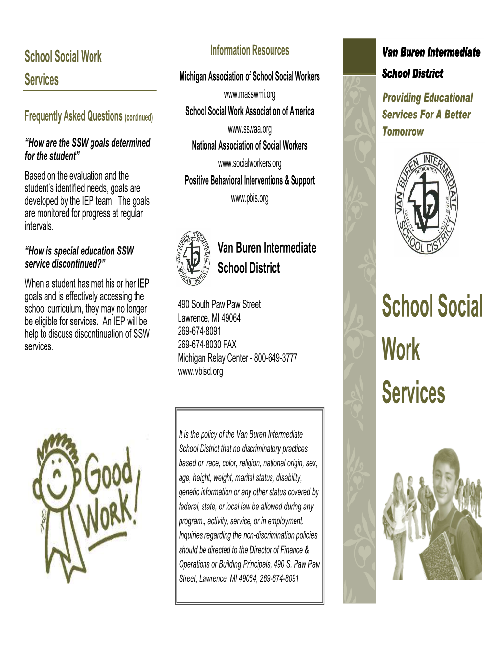 School Social Work Services