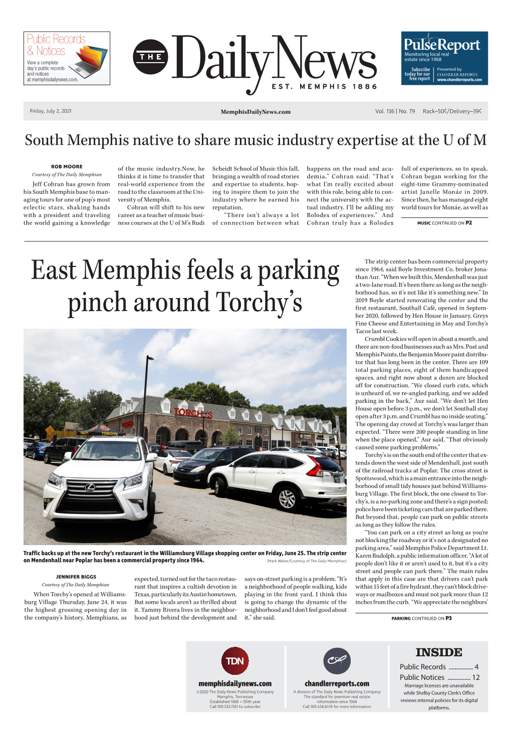 East Memphis Feels a Parking Pinch Around Torchy's