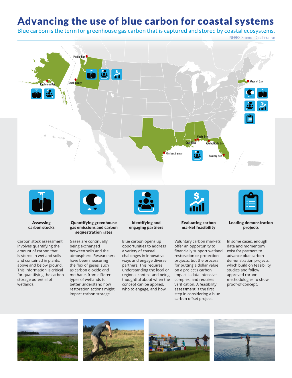 Advancing the Use of Blue Carbon for Coastal Systems Blue Carbon Is the Term for Greenhouse Gas Carbon That Is Captured and Stored by Coastal Ecosystems