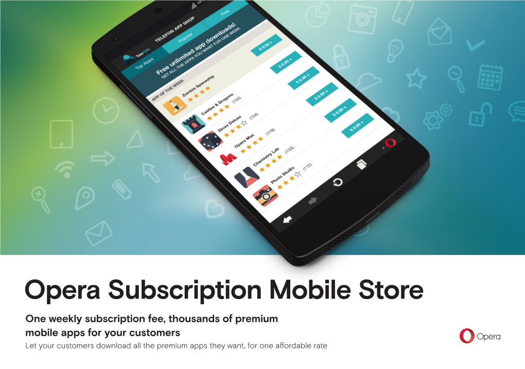 Opera Subscription Mobile Store