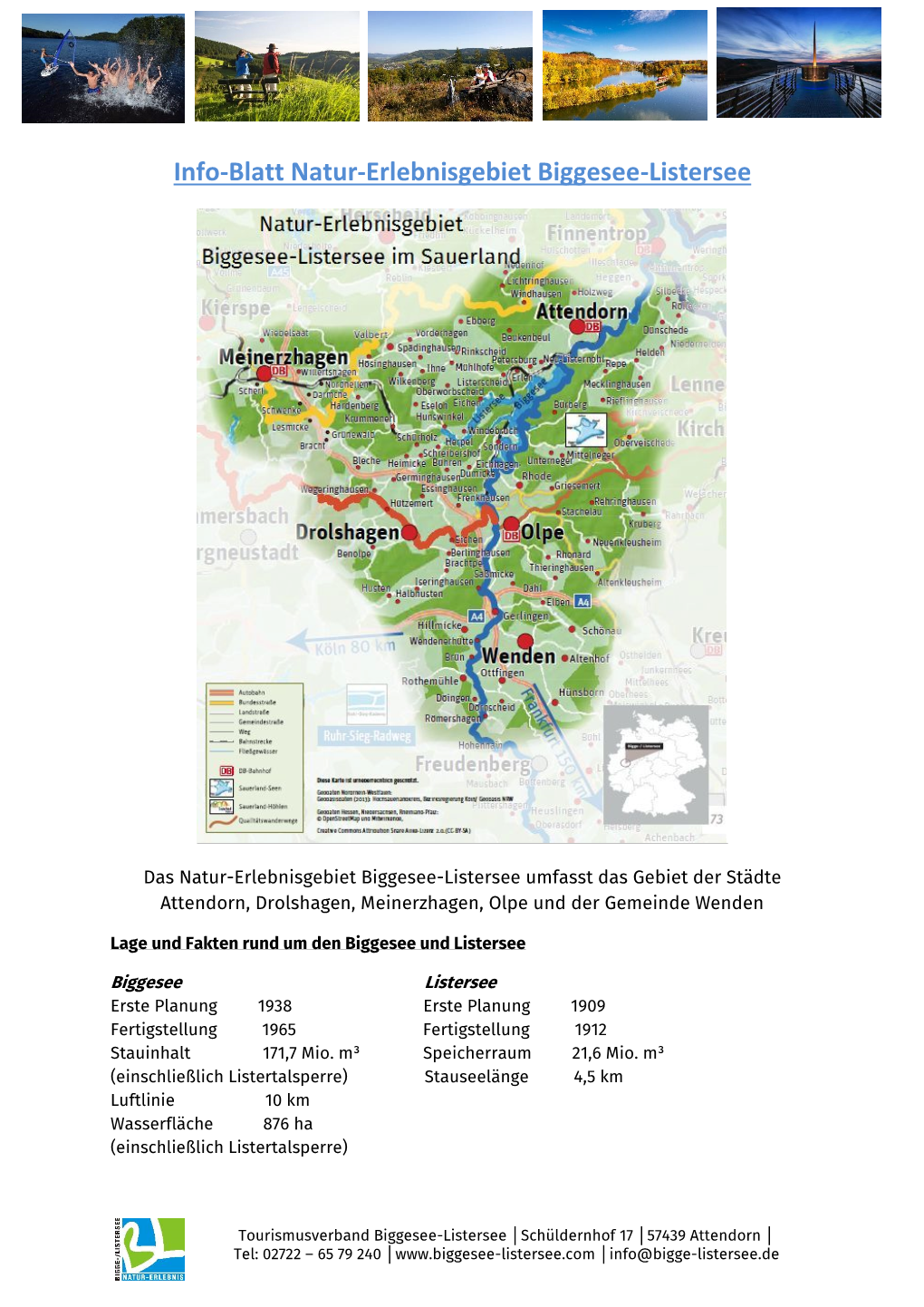 Naturerlebnisgebiet Biggesee-Listersee