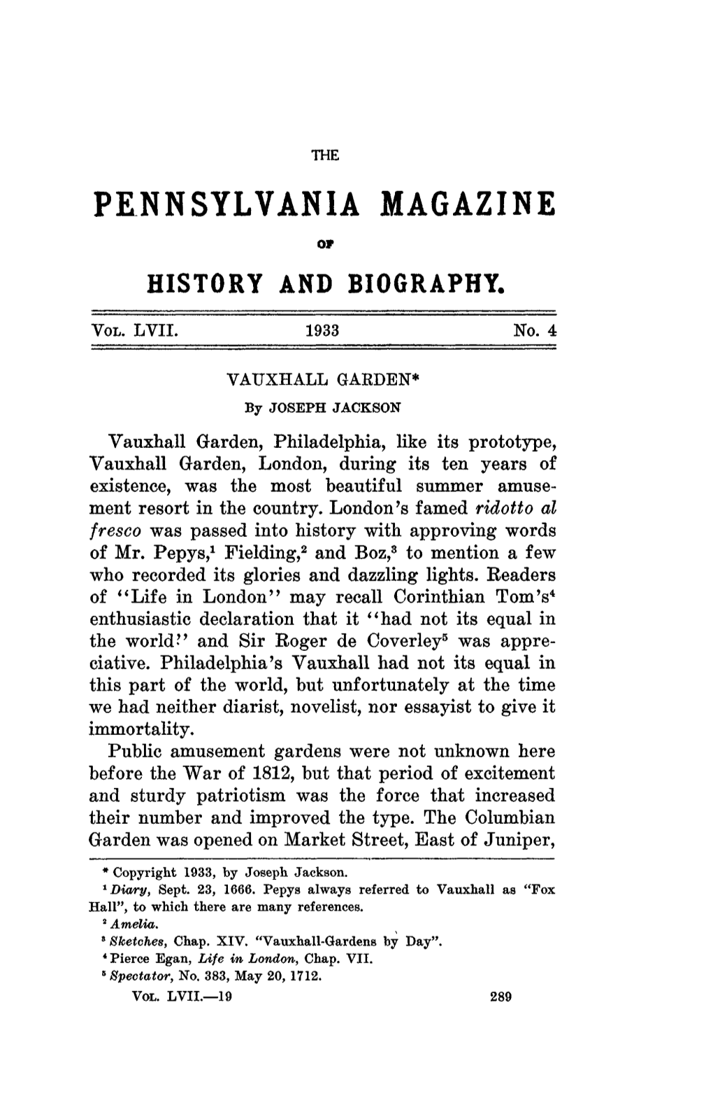 Pennsylvania Magazine