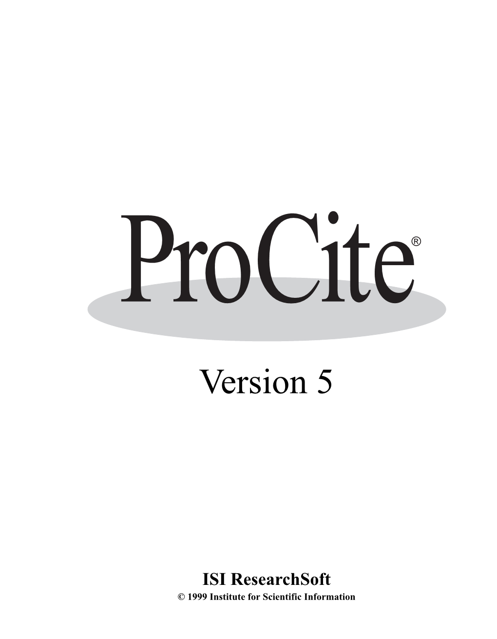 Procite 5 User's Guide