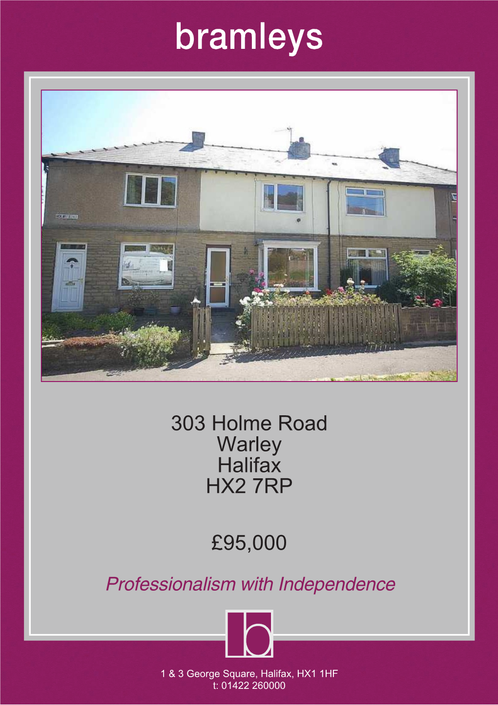 303 Holme Road Warley Halifax HX2 7RP £95,000