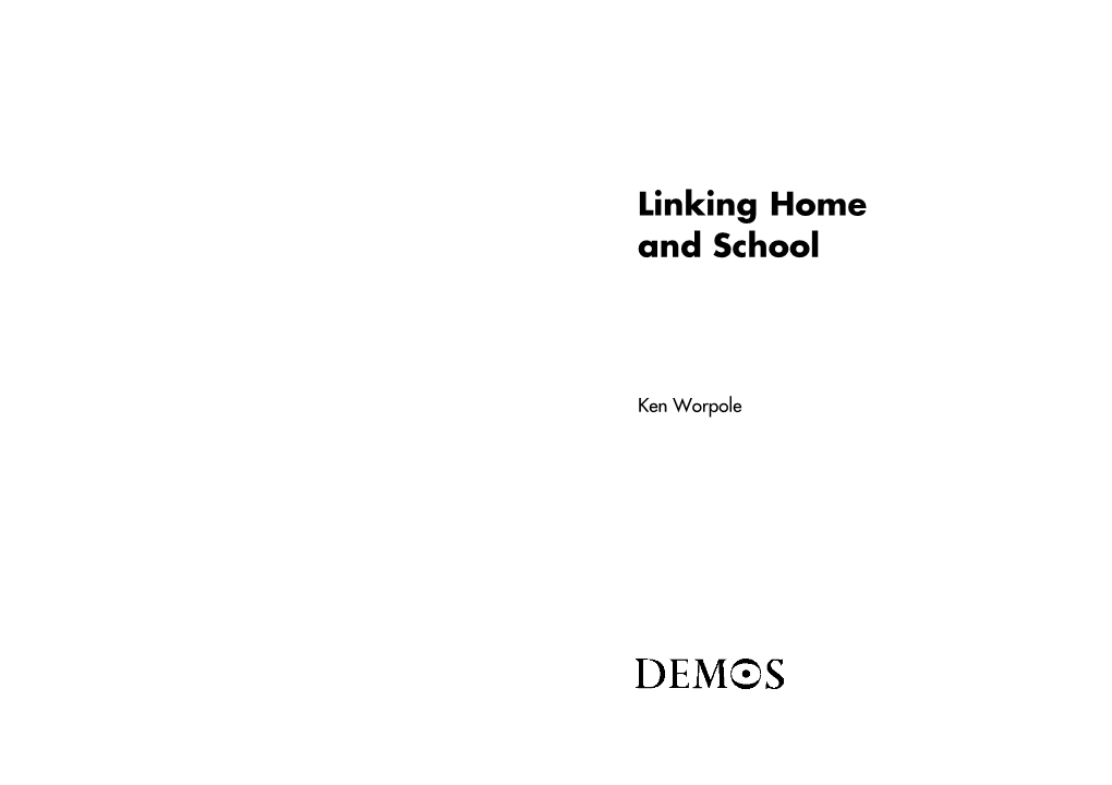 Linking Home and School