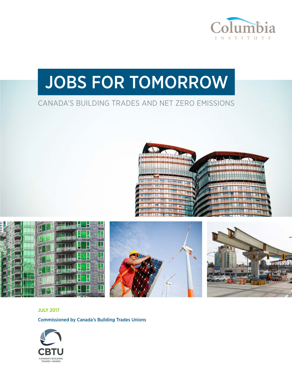 Jobs for Tomorrow: Canada's Building Trades and Net Zero Emissions