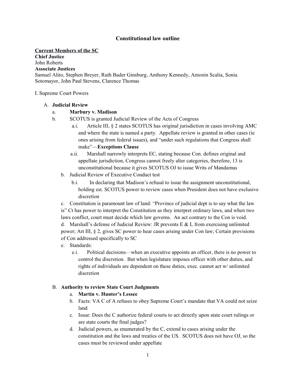 Constitutional Law Outline s2