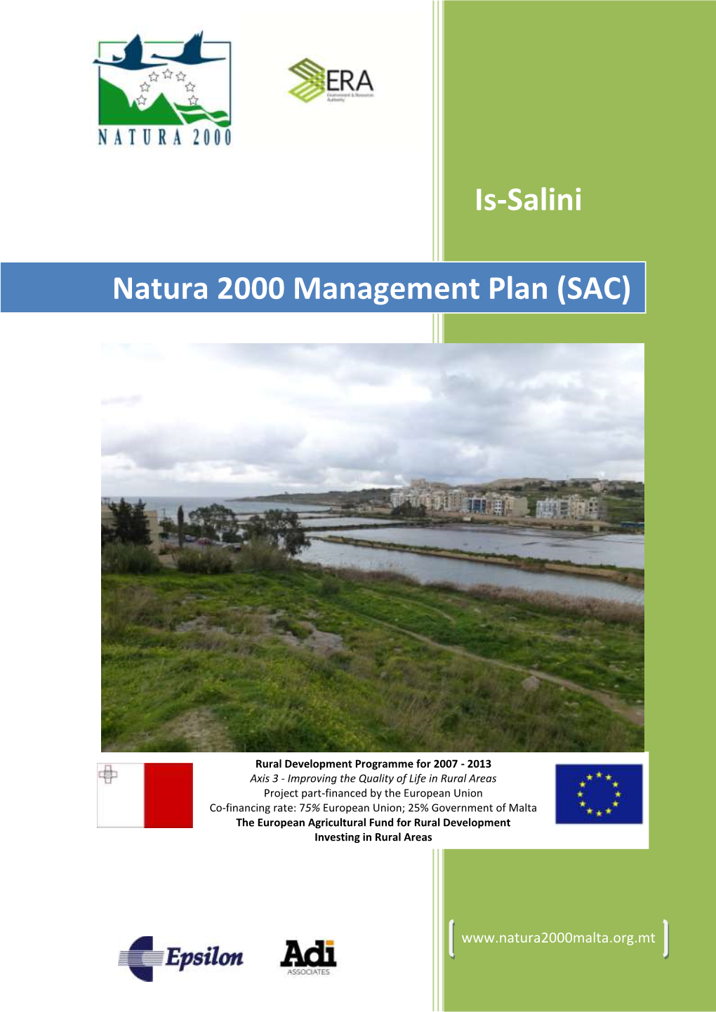 Natura 2000 Management Plan (SAC)