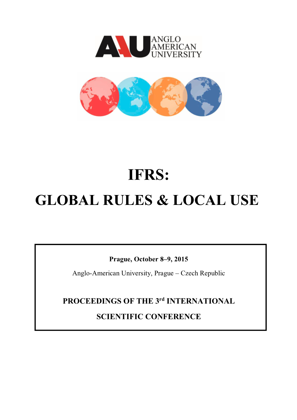 IFRS Global Rules & Local Use 2015