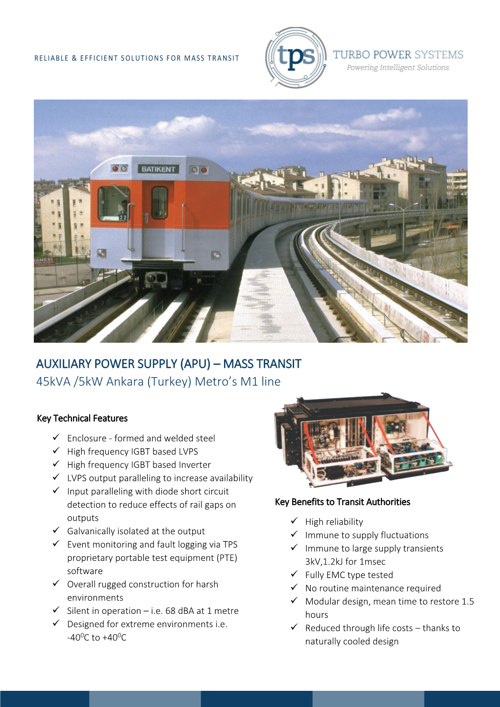Apu Mass Rapid Transit Ego Ankara Metro
