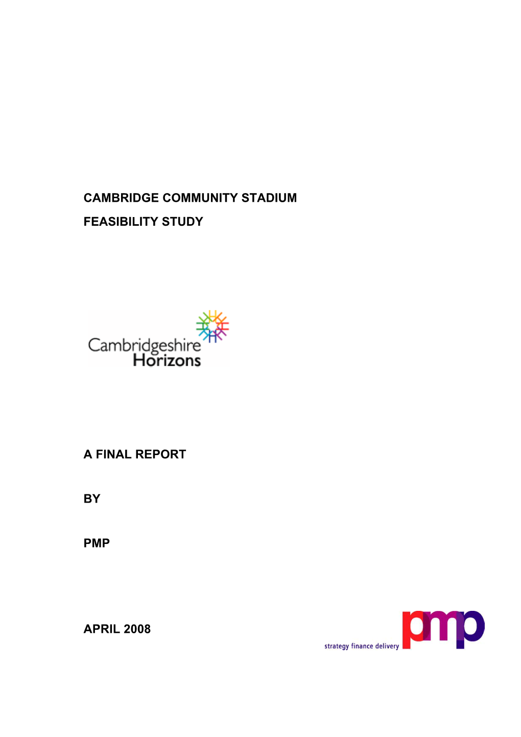 Cambridge Community Stadium Feasibility Study a Final