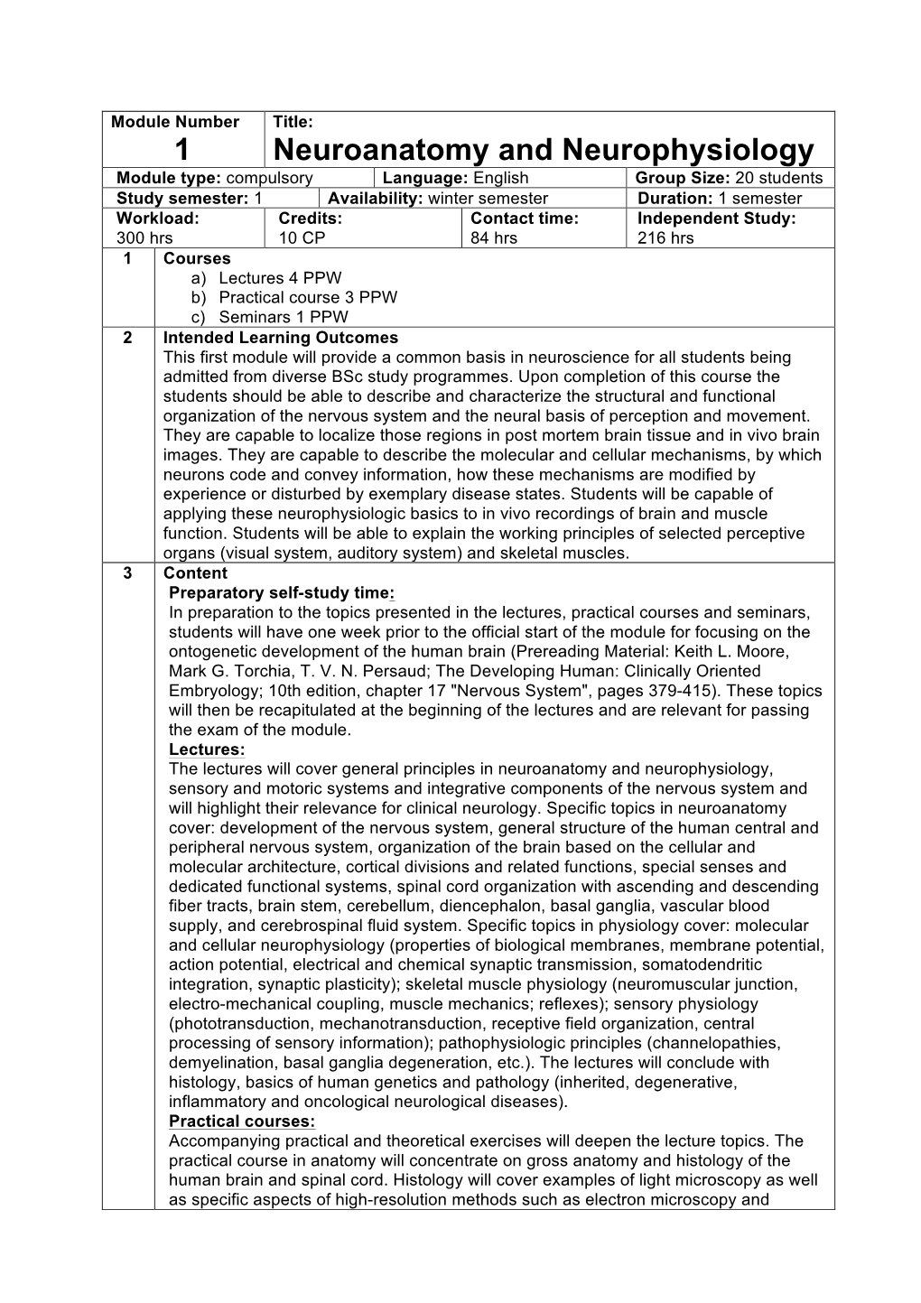 1 Neuroanatomy and Neurophysiology